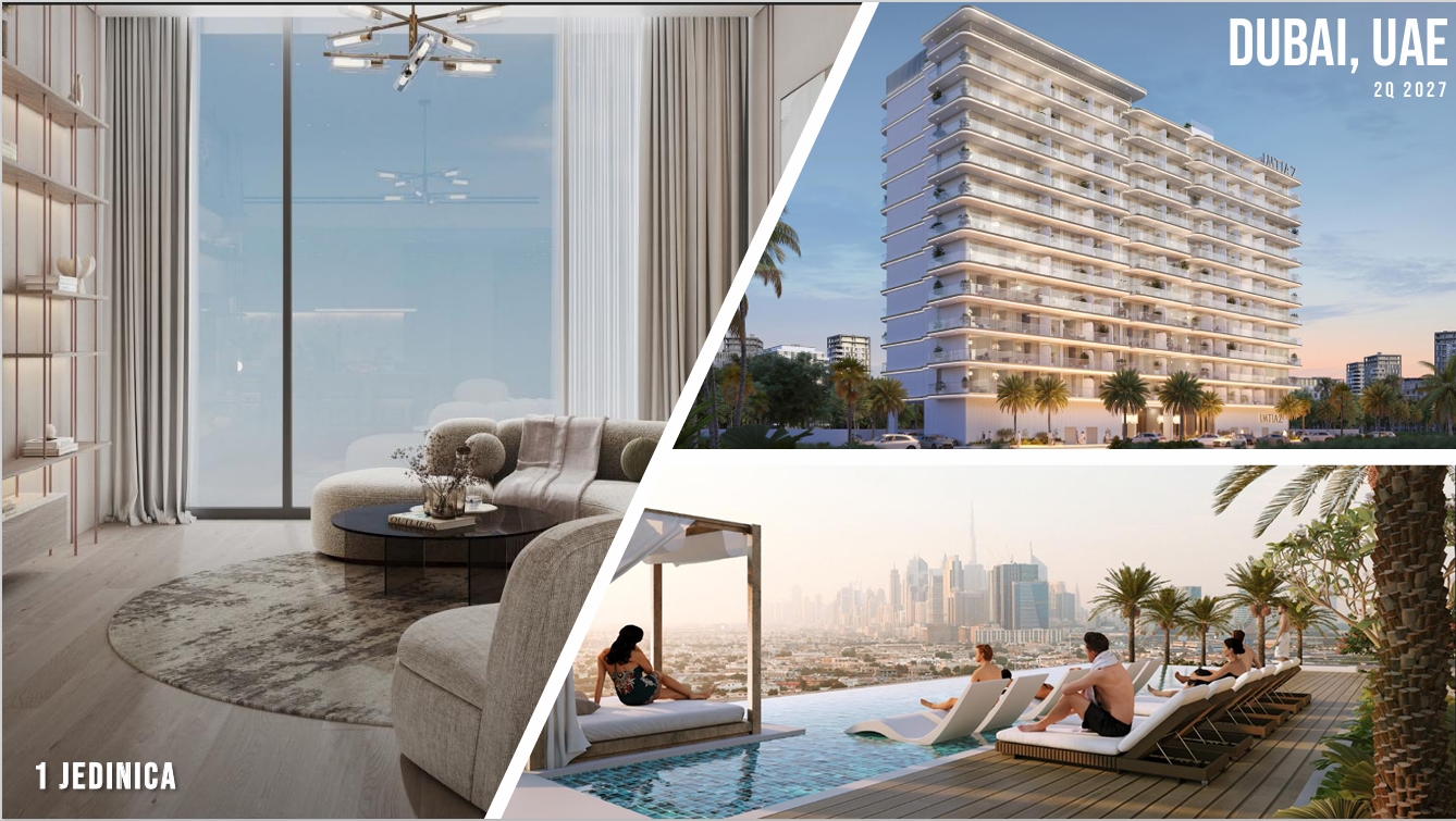 Prezentacijski prikaz projekta Cove Edition 6 u Dubaiju